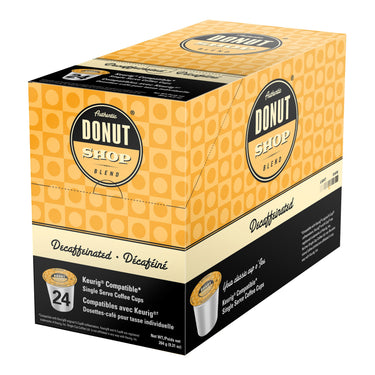 Authentic Donut Shop Blend Decaffeinated Single Cup Coffee for Keurig K-Cup Brewers, 24 Count